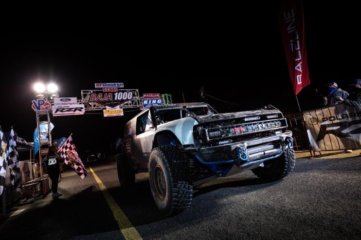 Ford Bronco R Race Prototype Finishes 2020 Baja 1000