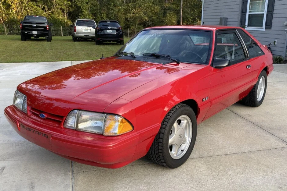 For Sale: 1993 Ford Mustang LX 5.0 Hatchback (Bright Red, 5.0L V8, 5-speed, 19K miles)