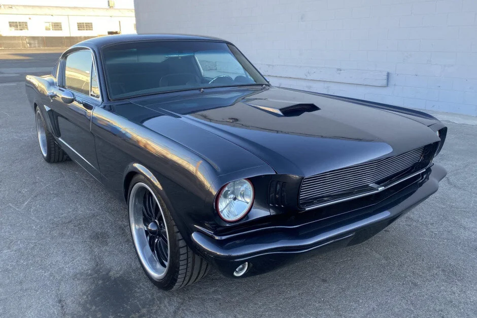 For Sale: 1966 Ford Mustang Fastback (black, modified, 347ci V8, 5-speed)