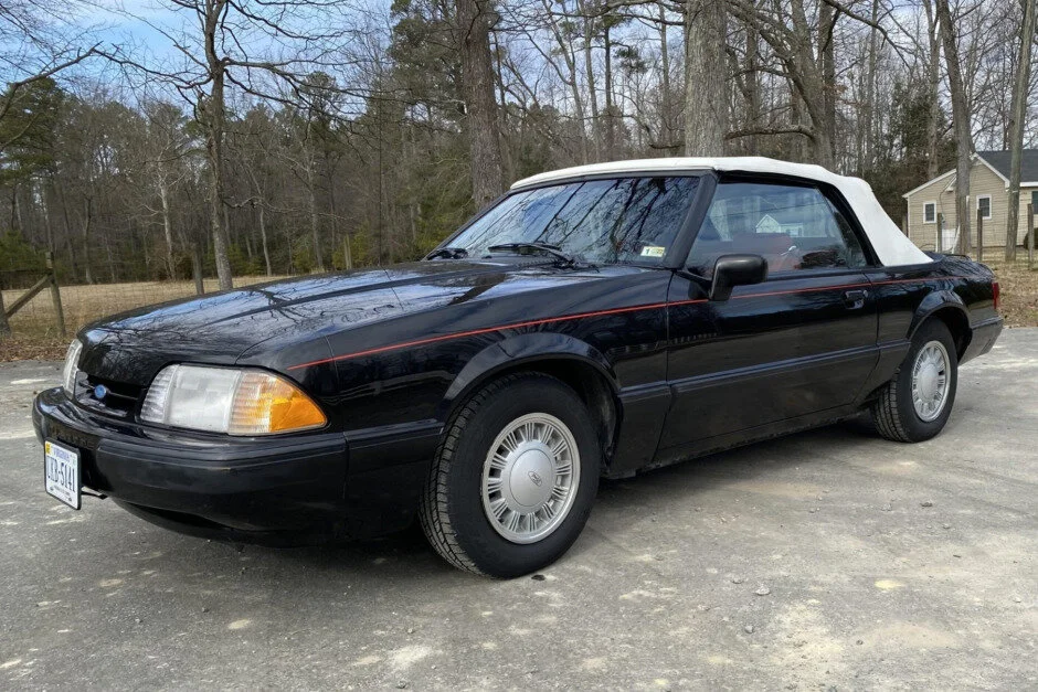 For Sale: 1988 Ford Mustang LX Convertible (black, 2.3L I4, 5-speed, 61K miles)