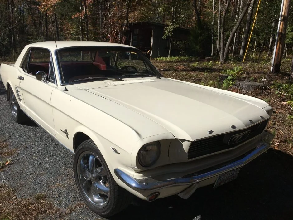 For Sale: 1966 Ford Mustang Coupe (white, 289ci V8, 3-speed auto)