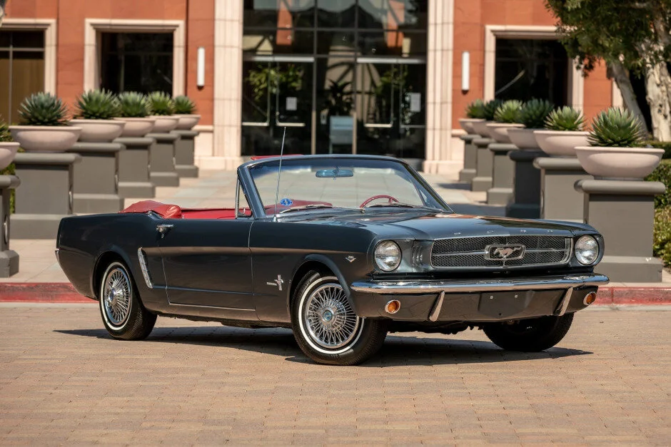 For Sale: 1965 Ford Mustang Convertible (Charcoal Gray, 289ci V8, 3-speed auto)