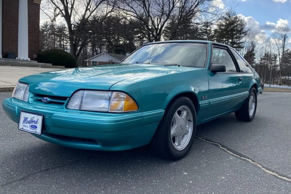 For Sale: 1993 Ford Mustang LX 5.0 Hatchback (Calypso Green, 5.0L V8, 5-speed, 52K miles)