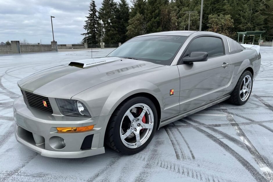 For Sale: 2008 Ford Mustang Roush P-51A (#141, Vapor Silver Metallic, supercharged 4.6L V8, 5-speed, 6K miles)