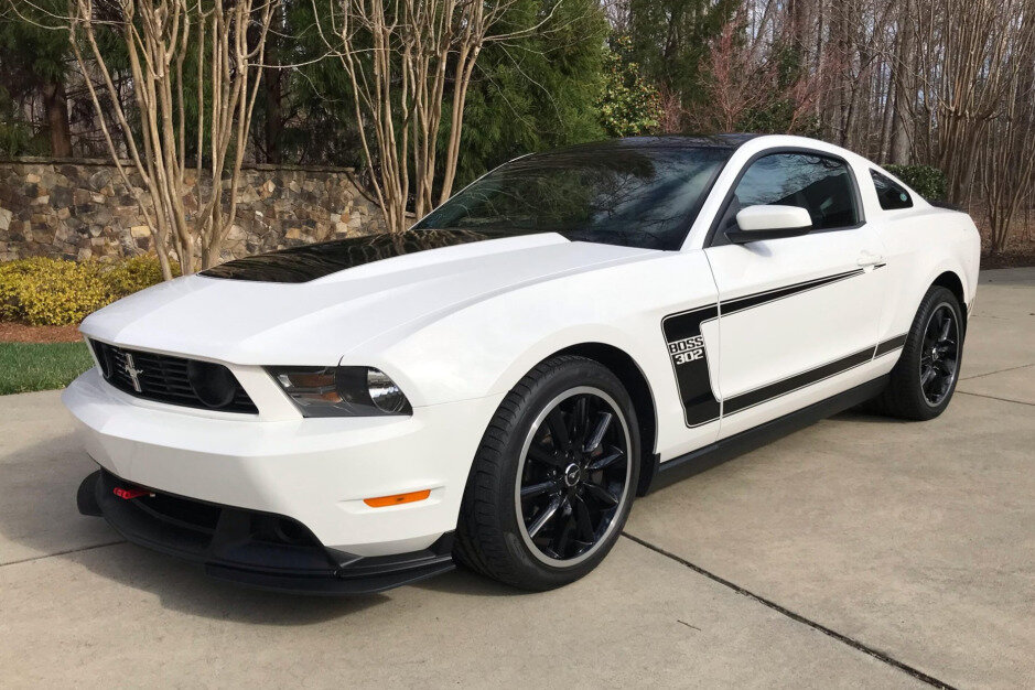For Sale: 2012 Ford Mustang Boss 302 (#1884, Performance White, 5.0L "Road Runner" V8, 6-speed, 11K miles)