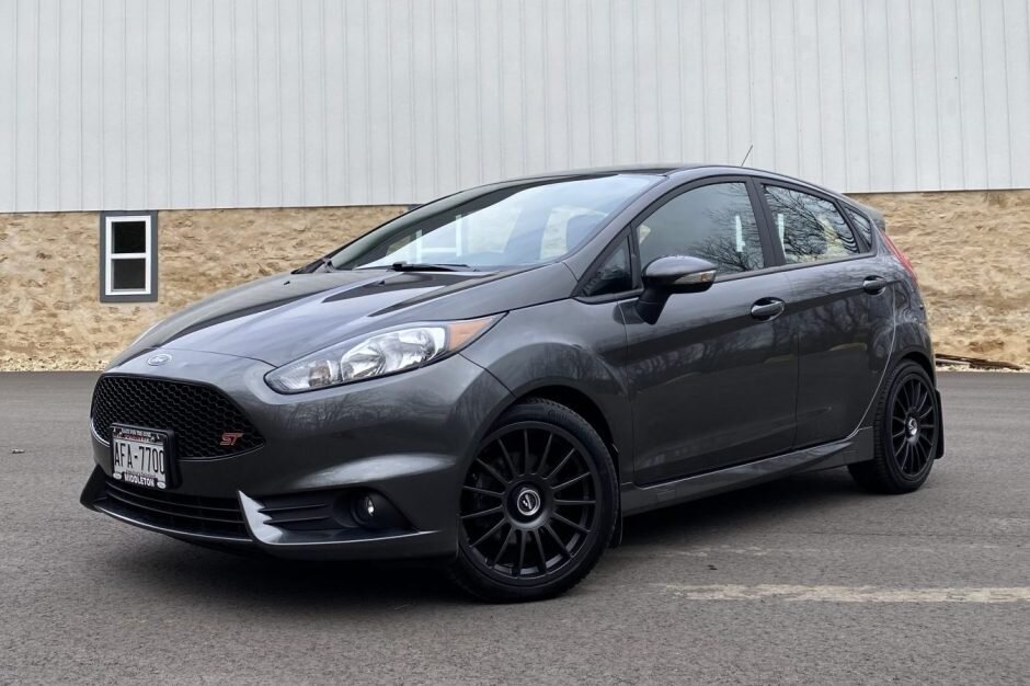 For Sale: 2019 Ford Fiesta ST (Magnetic Gray, modified, turbo 1.6L "EcoBoost" I4, 6-speed, 8K miles) —