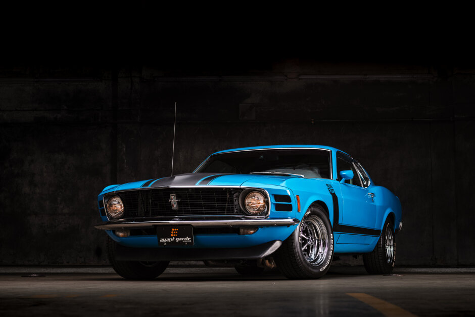 For Sale: 1970 Ford Mustang Boss 302 (Grabber Blue, 302ci V8, 4-speed) —  StangBangers