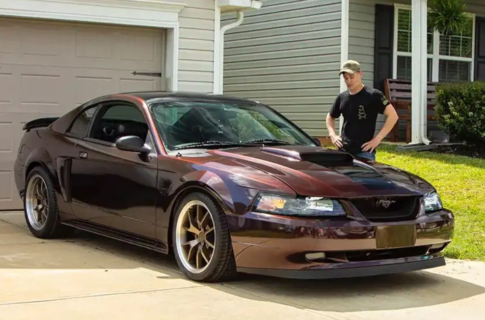 Andre Gavion Marks Son Sean’s Return Home from Service with Ford Mustang Redo
