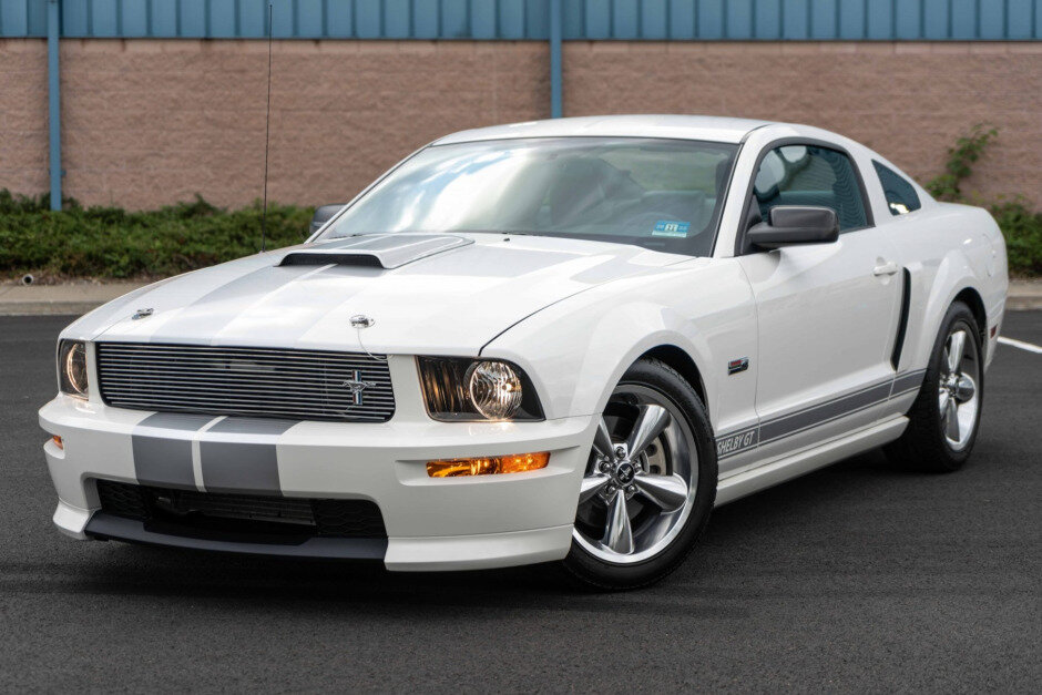 For Sale: 2007 Ford Mustang Shelby GT (#5250, white with silver