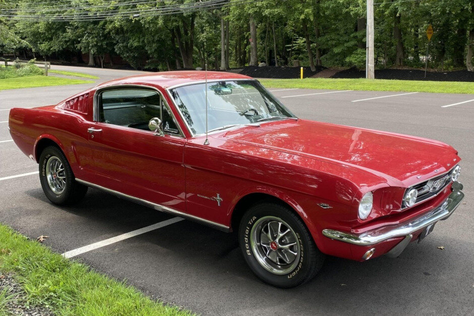 For Sale 1966 Ford Mustang Fastback Red A Code 289ci V8 4 Speed
