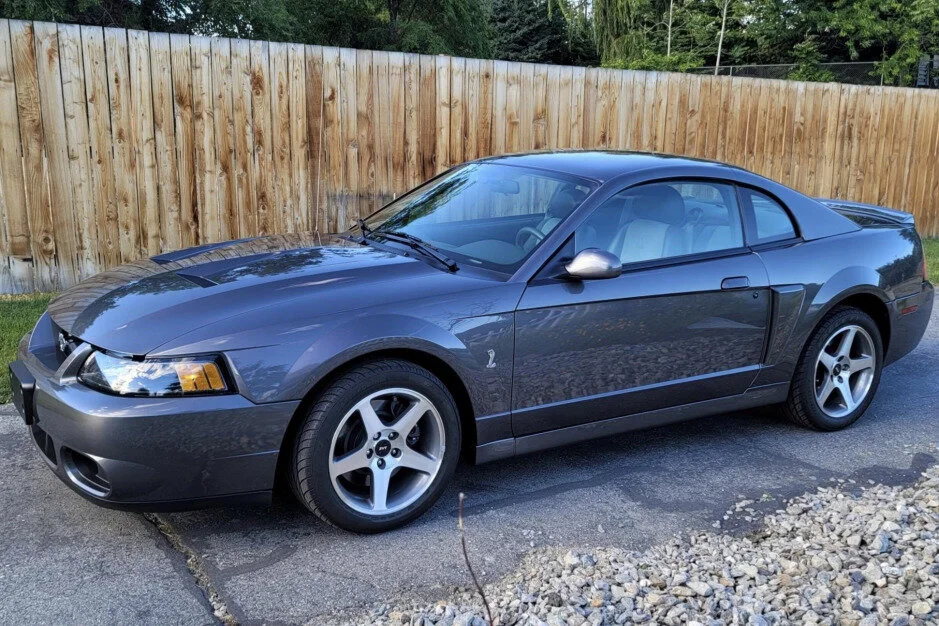 For Sale: 2003 Ford Mustang SVT Cobra (Dark Shadow Gray, supercharged 4.6L DOHC V8, 6-speed, 3700 miles)