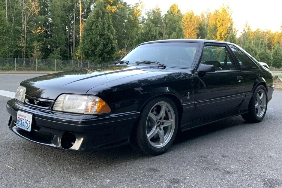 For Sale: 1993 Ford Mustang SVT Cobra (black, modified, supercharged 5.0L V8, 5-speed, 72K miles)