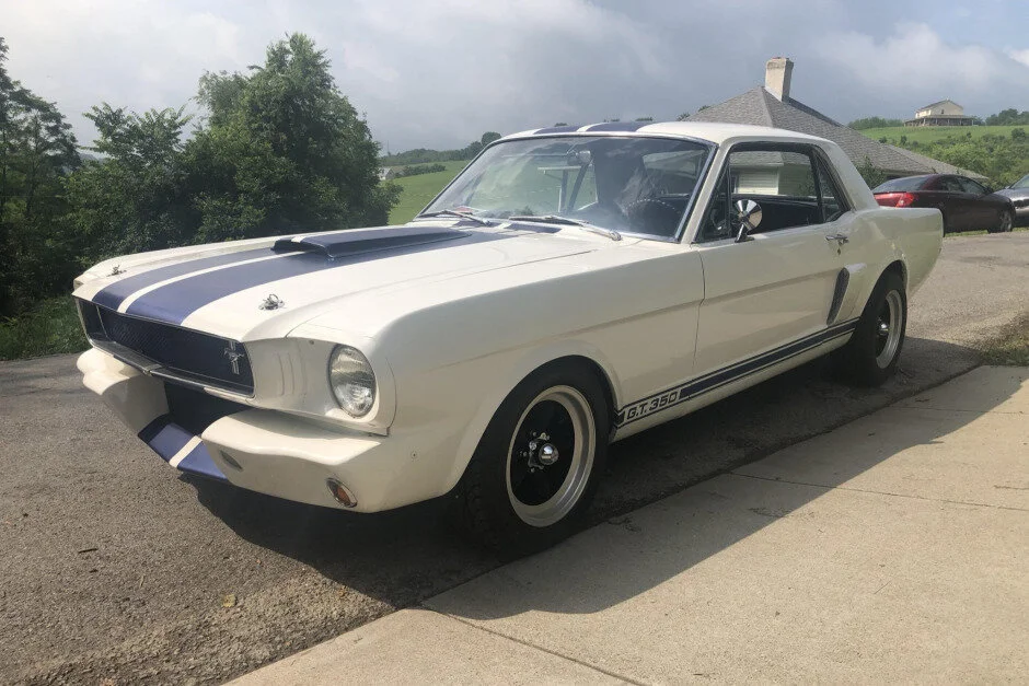 For Sale: 1965 Ford Mustang Coupe (GT350-style, white, 302ci V8, 4-speed)