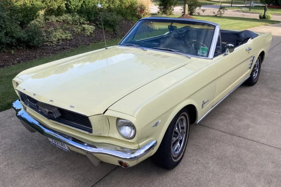 For Sale: 1966 Ford Mustang Convertible (Springtime Yellow, 289ci V8, 3-speed)