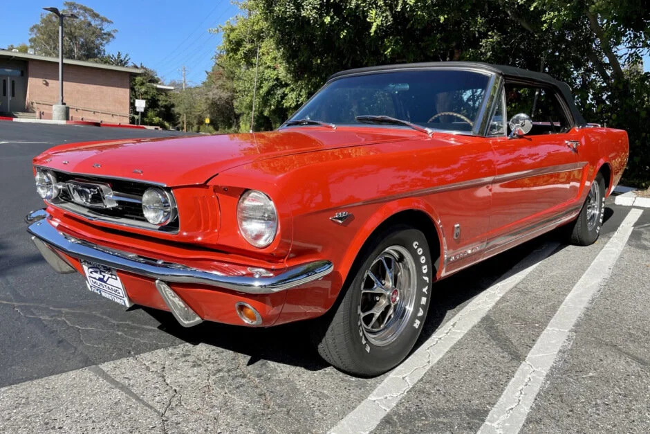 For Sale: 1966 Ford Mustang Convertible (Signal Flare Red, 289ci V8, 3-speed auto)