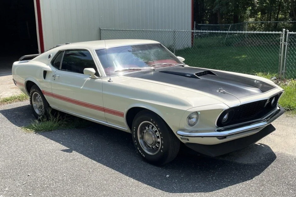 For Sale: 1969 Ford Mustang Mach 1 (Wimbledon White, 351ci "Windsor" V8, 3-speed auto, 93K miles)