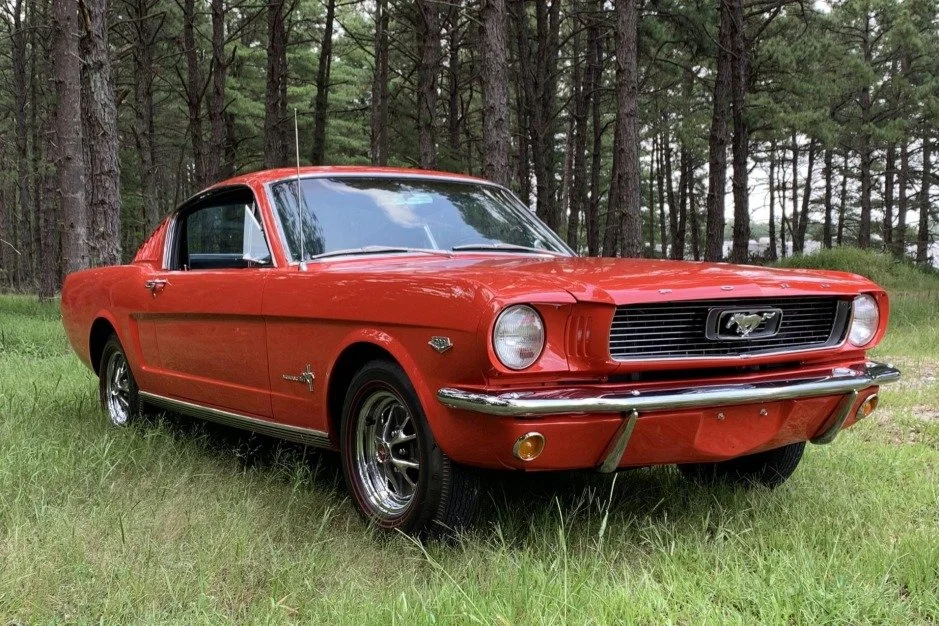 For Sale: 1966 Ford Mustang Fastback (Signal Flare Red, K-code, 289ci V8, 4-speed)