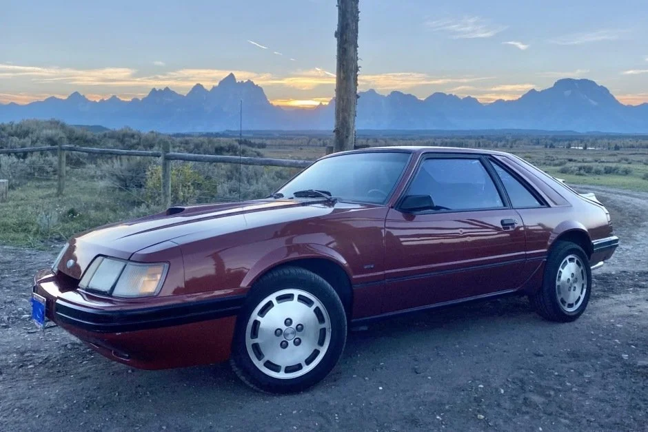 For Sale: 1986 Ford Mustang SVO (Medium Canyon Red Metallic, turbo 2.3L inline-4, 5-speed)