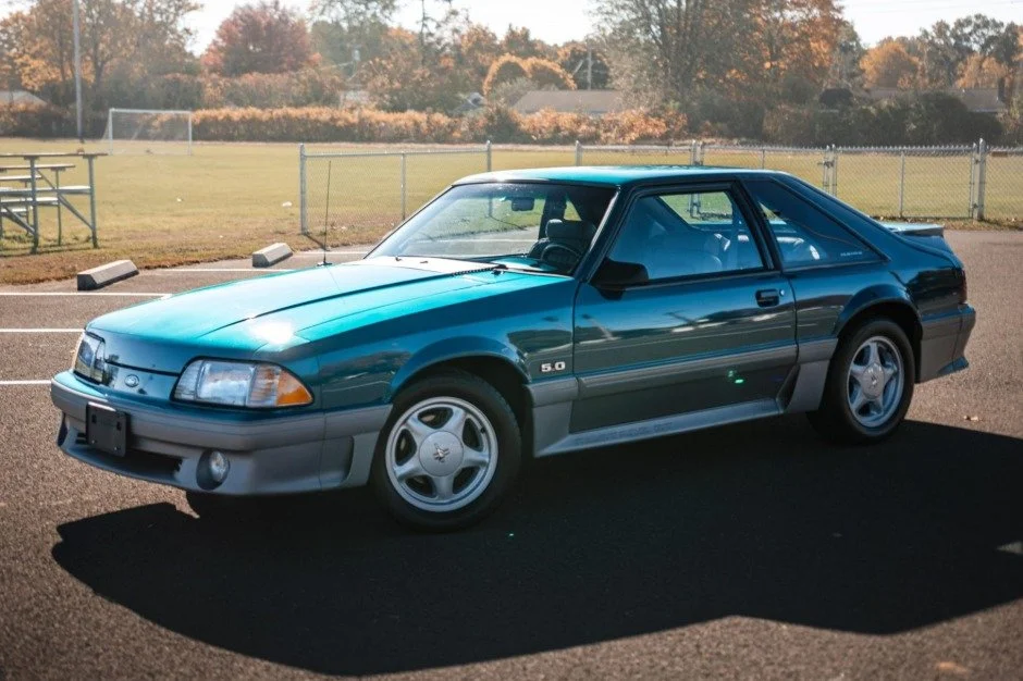 For Sale: 1993 Ford Mustang GT (hatchback, Reef Blue, 5.0L V8, 5-speed, 39K miles)