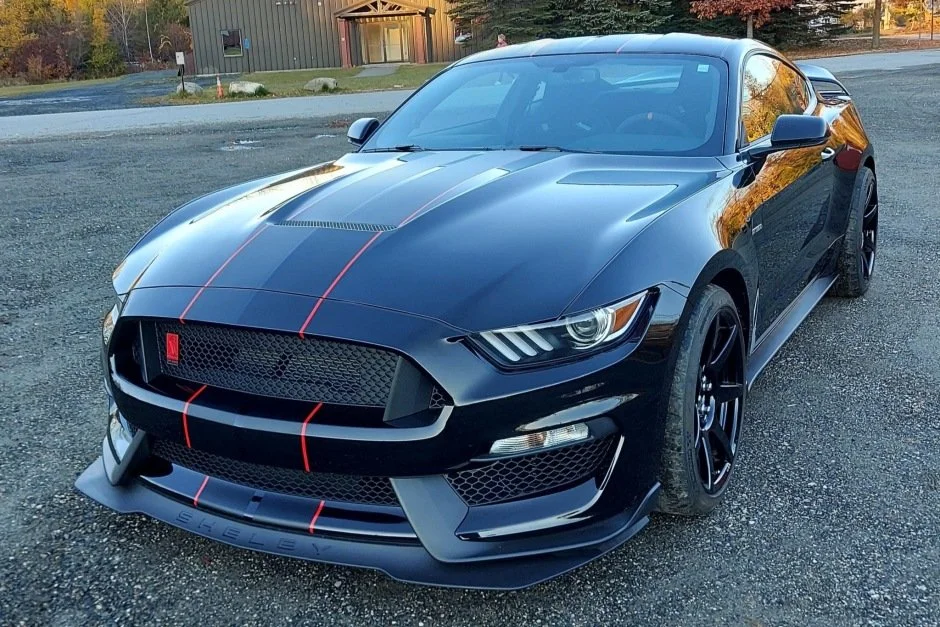 For Sale: 2018 Ford Mustang Shelby GT350R (#JR042, Shadow Black, 5.2L "Voodoo" V8, 6-speed, 734 miles)