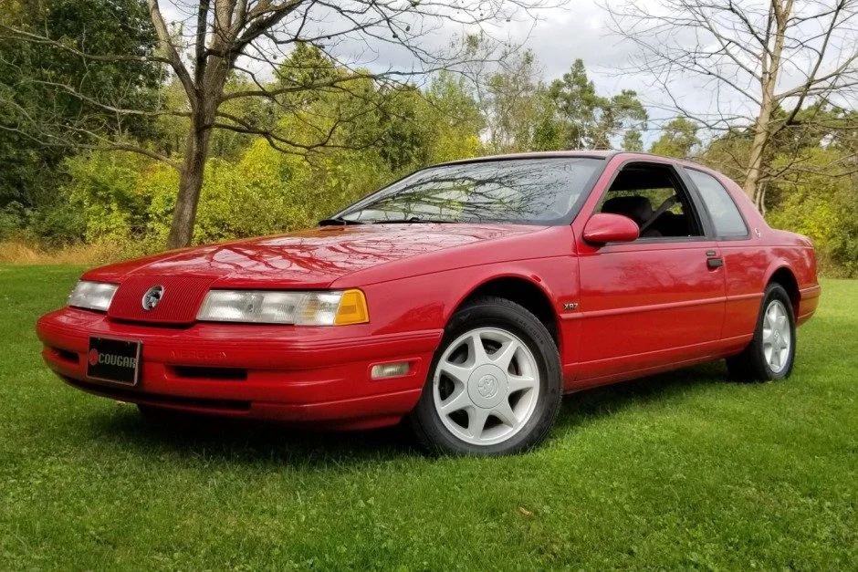 For Sale: 1990 Mercury Cougar XR7 (Bright Red, supercharged 3.8L V6, 4-speed auto, 89K miles)