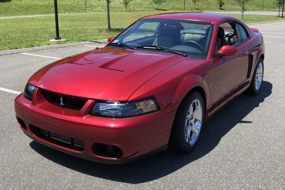 For Sale: 2003 Ford Mustang SVT Cobra Coupe (#2081, Redfire, modified, supercharged 4.6L V8, 6-speed, 11K miles)