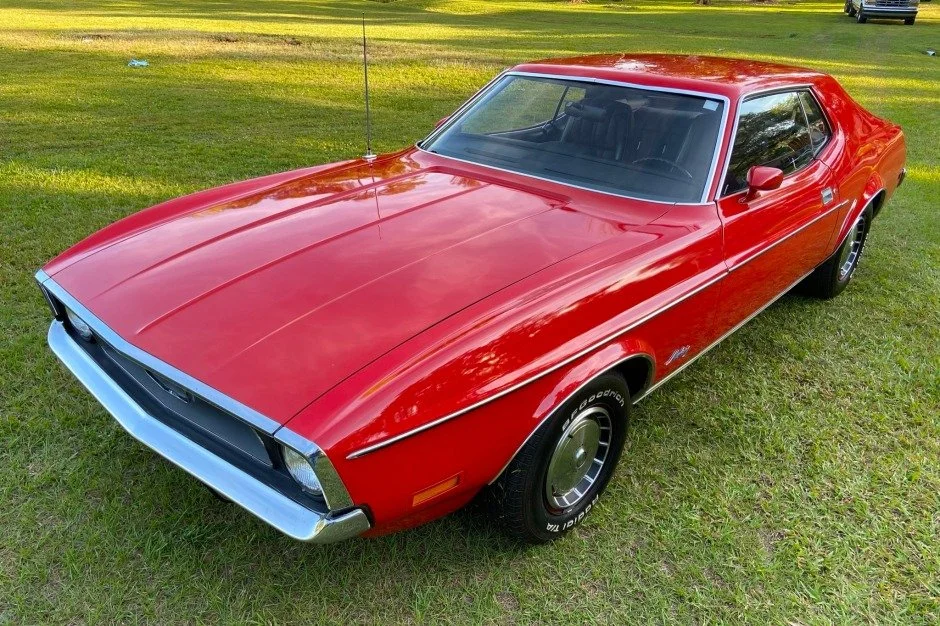 For Sale: 1971 Ford Mustang Hardtop (Bright Red, 351ci "Cleveland" V8, 3-speed auto, 62K miles)