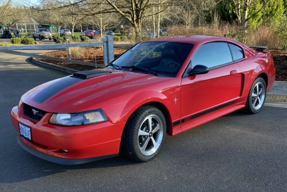 For Sale: 2003 Ford Mustang Mach 1 (Torch Red, 4.6L DOHC V8, 5-speed manual, 21K miles)