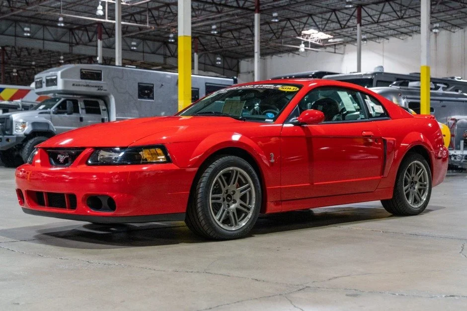For Sale: 2003 Ford Mustang SVT Cobra "10th Anniversary" Coupe (Torch Red, supercharged 4.6L V8, 6-speed manual, 41 miles)