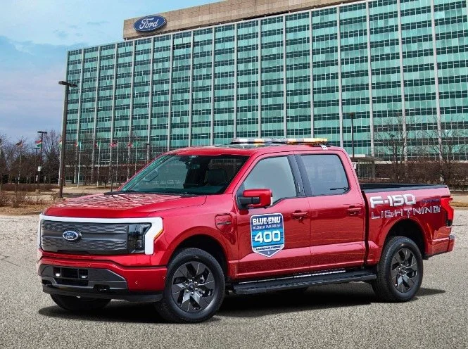 2022 Ford F-150 Lightning NASCAR Race Pace Vehicle