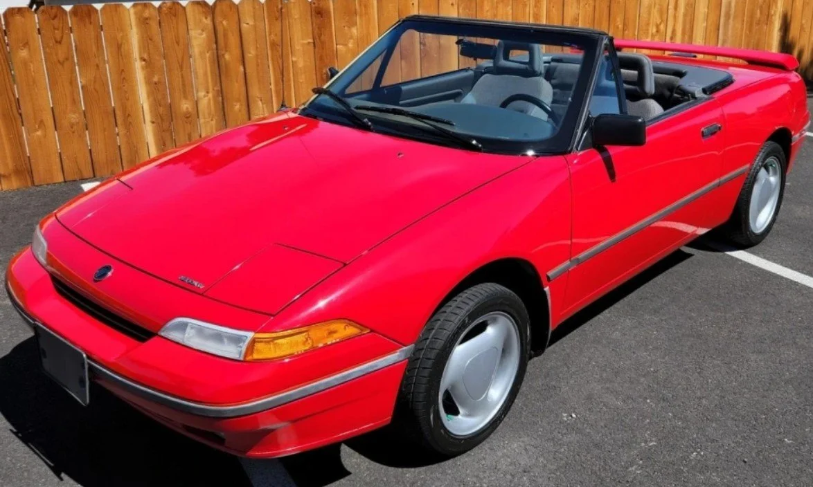 For Sale: 1992 Mercury Capri XR2 Turbo Convertible (Cardinal Red, turbo 1.6L inline-four, 5-speed manual, 24K miles)