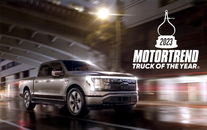 Ford F-150 Lightning Wins MotorTrend Truck Of The Year For 2023