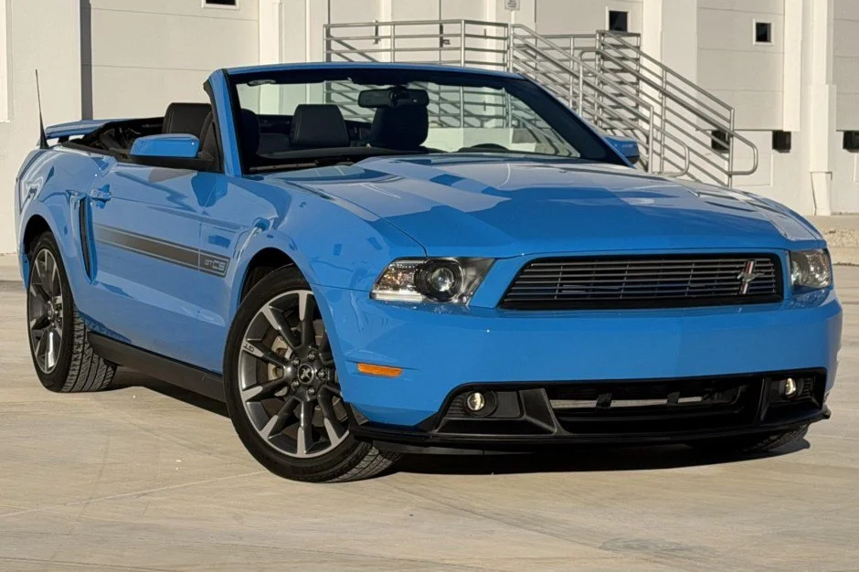 For Sale: 2011 Ford Mustang GT California Special Convertible (Grabber Blue, 5.0L V8, 6-speed manual, 10K miles)