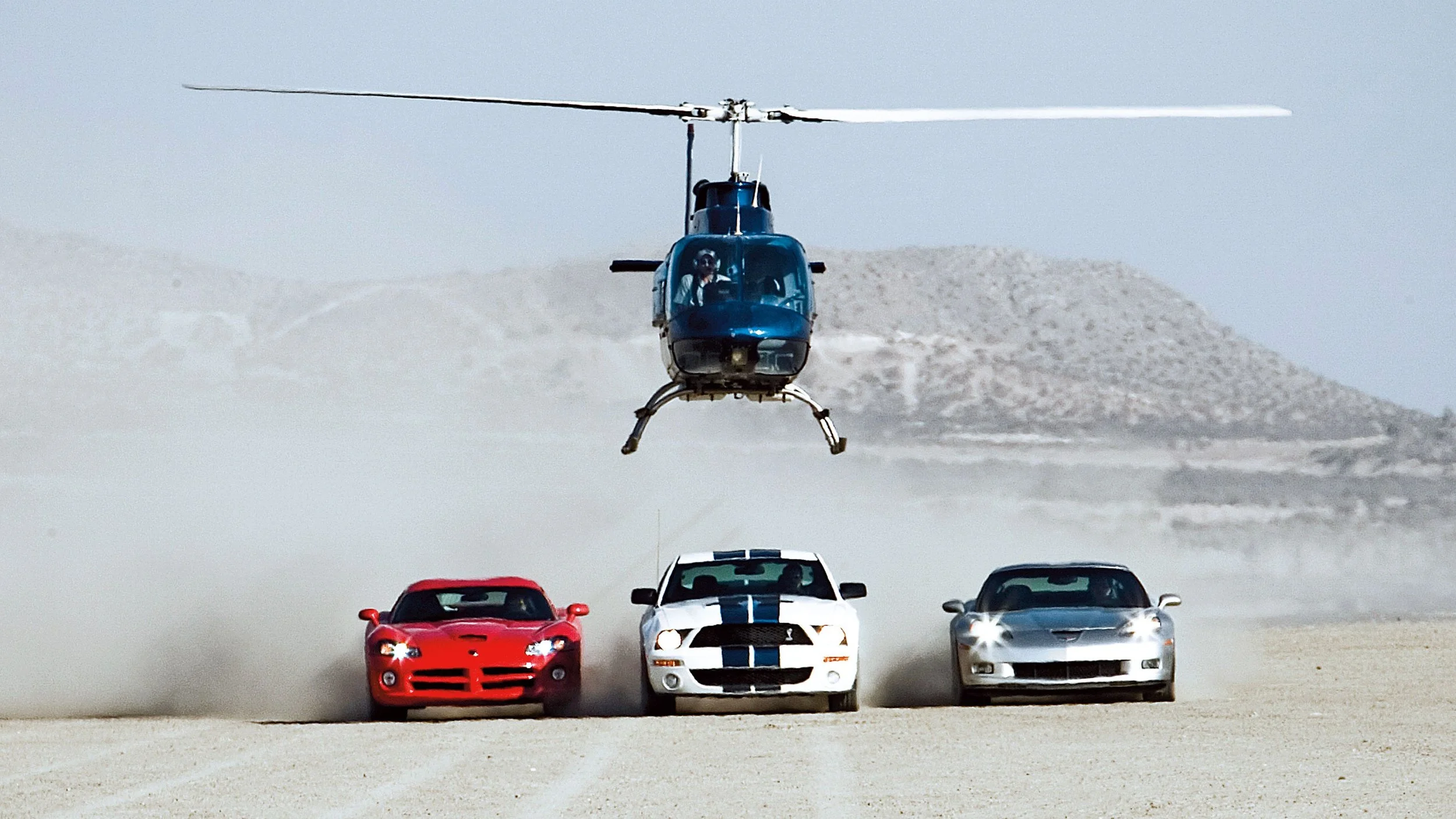 America’s 1,515-HP Desert Showdown: Corvette vs. Viper vs. Shelby GT500