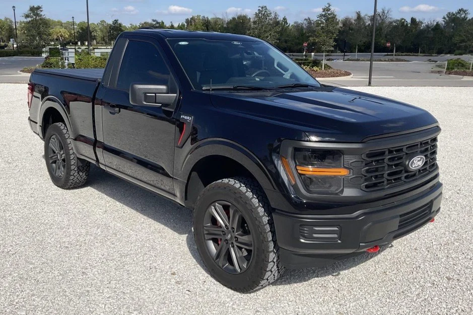 For Sale: 2024 Ford F-150 XL 4×4 (Agate Black, modified, supercharged 5.0L V8, 10-speed auto, 2700 miles)