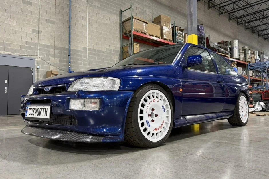 For Sale: 1993 Ford Escort RS Cosworth Lux (blue, turbo 2.0L I4, 5-speed manual, AWD, 47K miles)