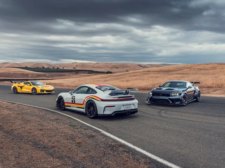 Chevrolet Corvette ZR1 vs Ford Mustang GTD vs Porsche 911 GT3: A Showdown for the Ages