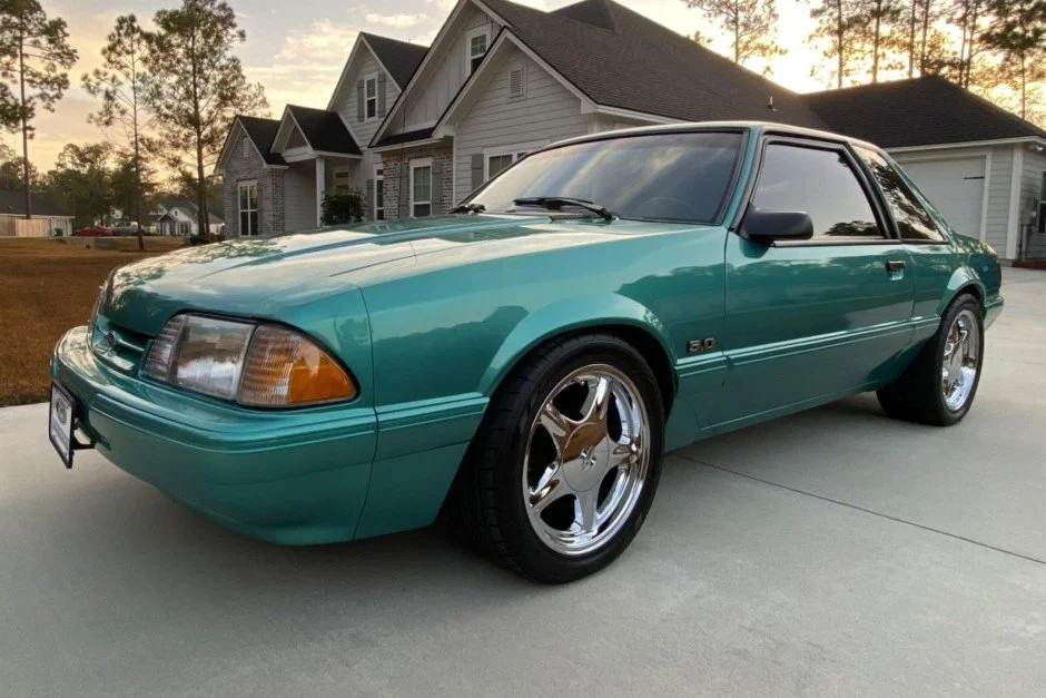For Sale: 1993 Ford Mustang LX 5.0 Notchback (Bright Calypso Green, 5.0L V8, 5-speed manual, 48K miles)