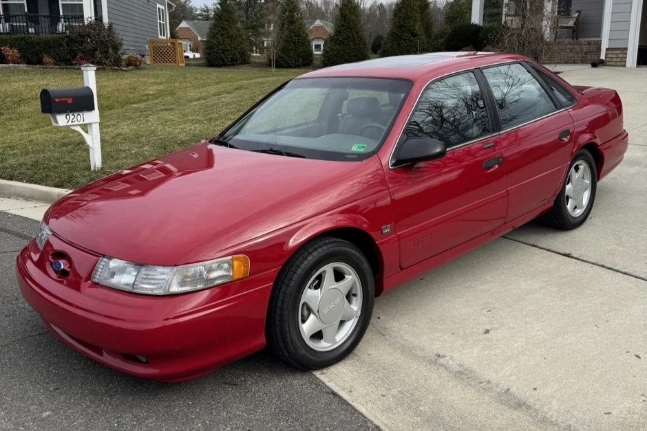 For Sale: 1992 Ford Taurus SHO (red, 3.0L V6, 5-speed manual, 49K miles)