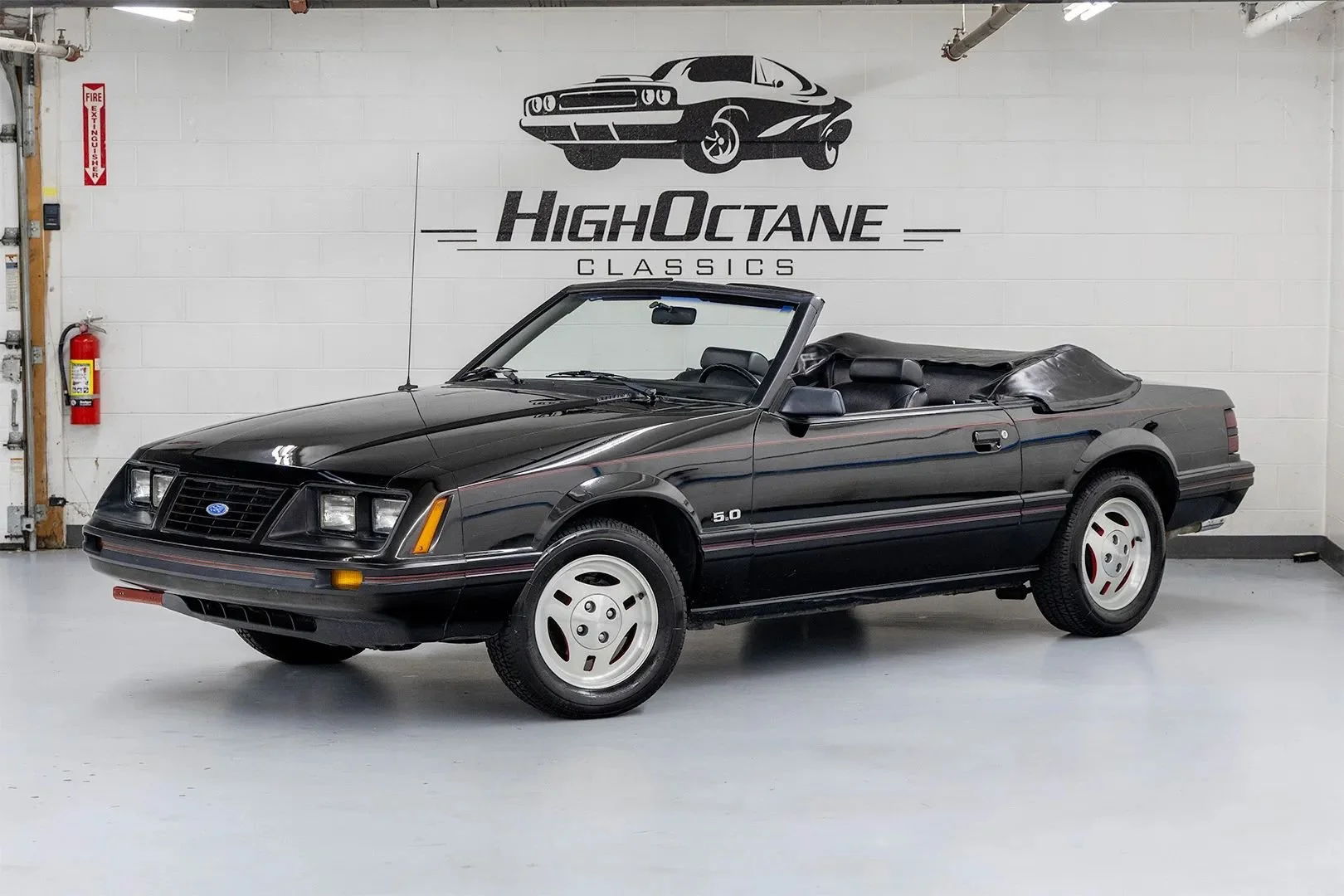 For Sale: 1983 Ford Mustang GLX Convertible (black, 5.0L V8, 4-speed manual, 16K miles)