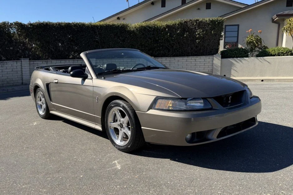 For Sale: 2001 Ford Mustang SVT Cobra Convertible (#633, Mineral Gray, 4.6L V8, 5-speed manual, 46K miles)