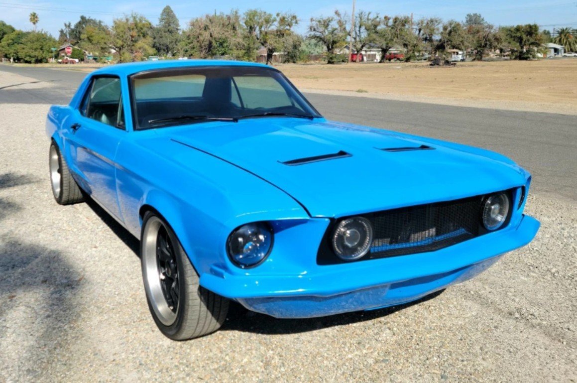 For Sale: 1968 Ford Mustang Coupe (Grabber Blue, modified, 302ci V8, 5 ...
