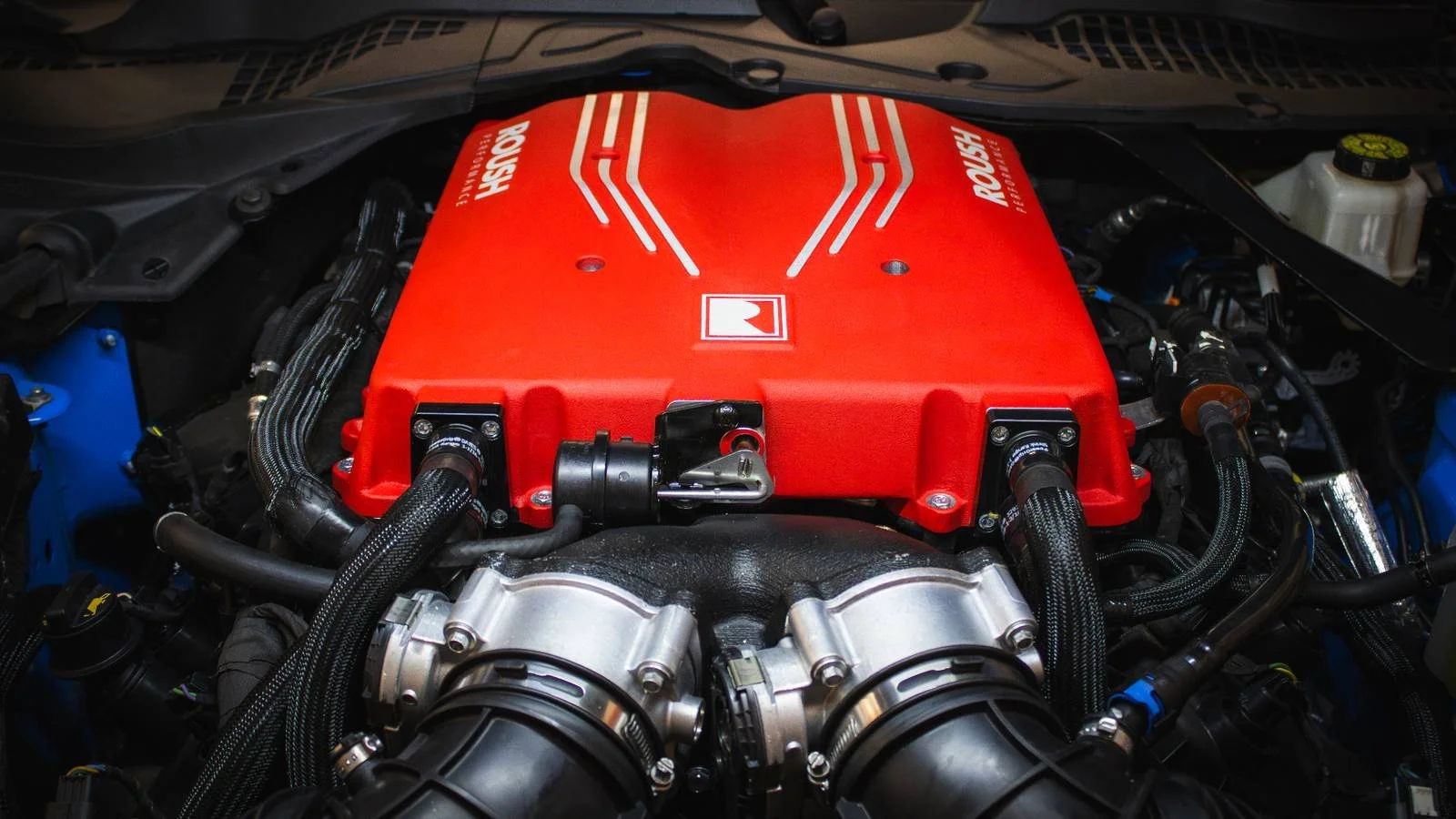 Roush's 810-HP Supercharger Kit Fits Under 2026 Ford Mustang Factory Hood With Zero Modifications