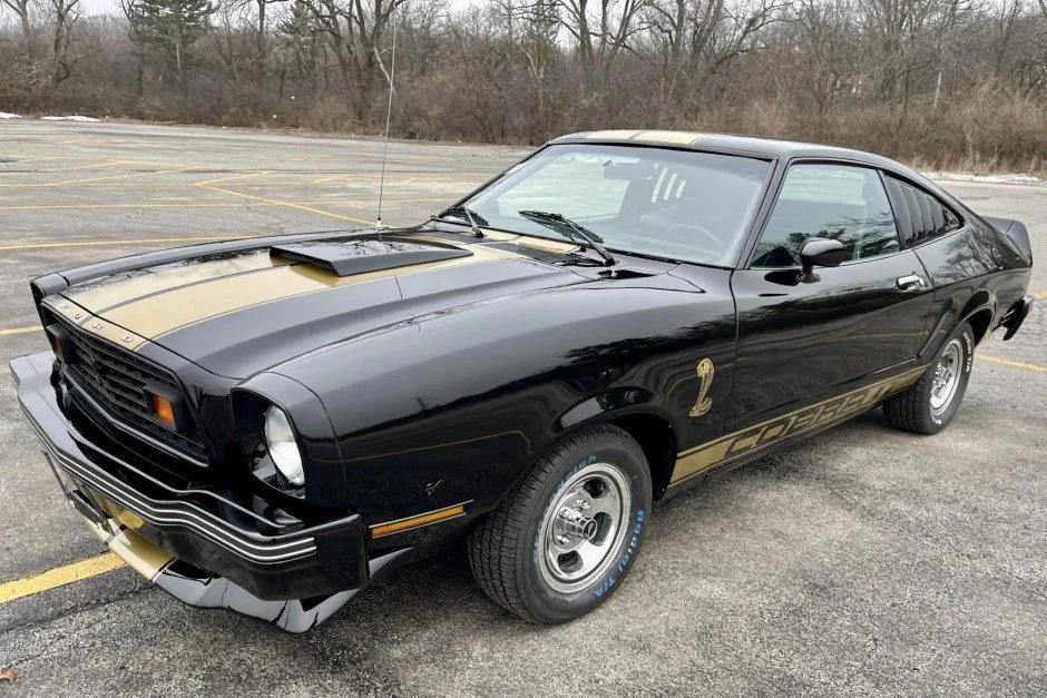 For Sale: 1976 Ford Mustang II Cobra II (black, 302ci V8, 3-speed auto, 52K miles)