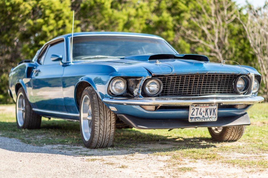 For Sale: 1969 Ford Mustang Mach 1 Running Project Car (Acapulco Blue ...