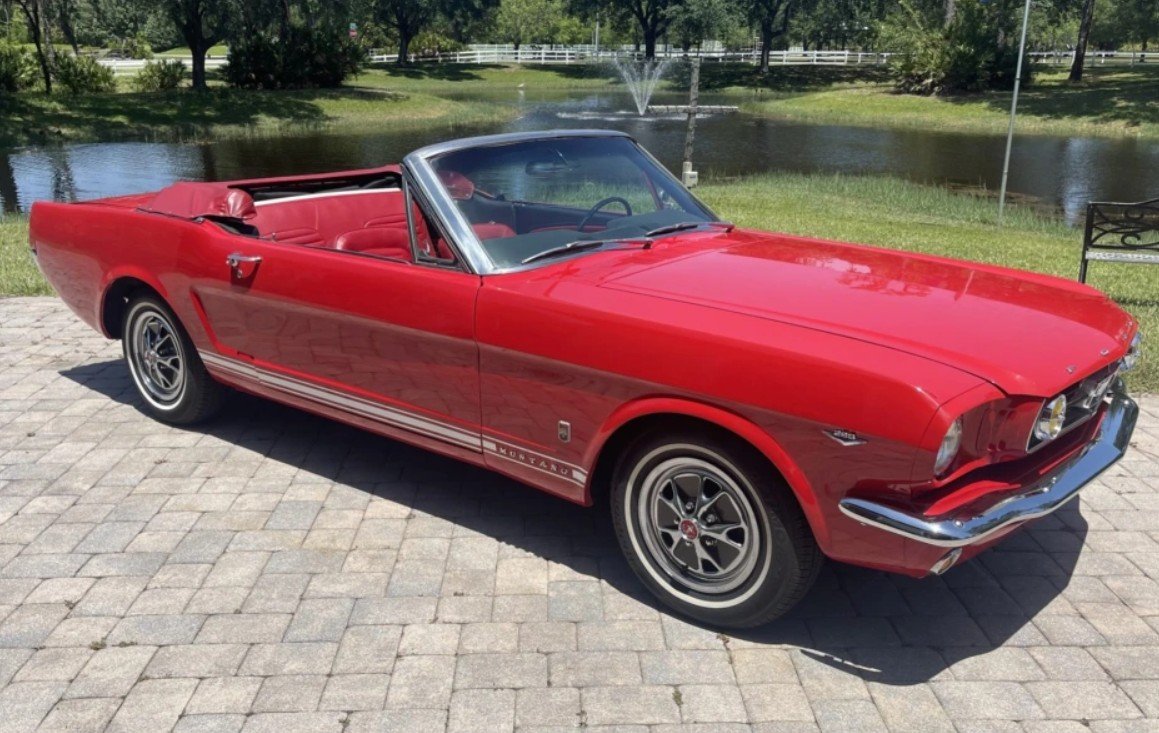 Ford Rangoon Red For Sale: 1965 Ford Mustang Convertible (Rangoon Red, 289ci V8, 3-speed ...