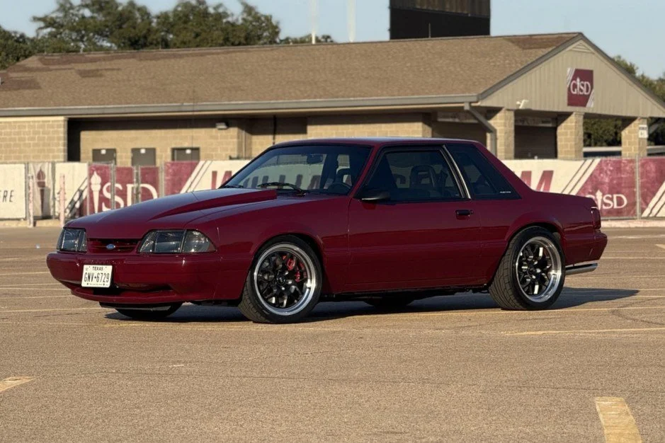 For Sale: 1990 Ford Mustang LX 5.0 Notchback (red, modified, 5.0L V8, 4-speed auto)
