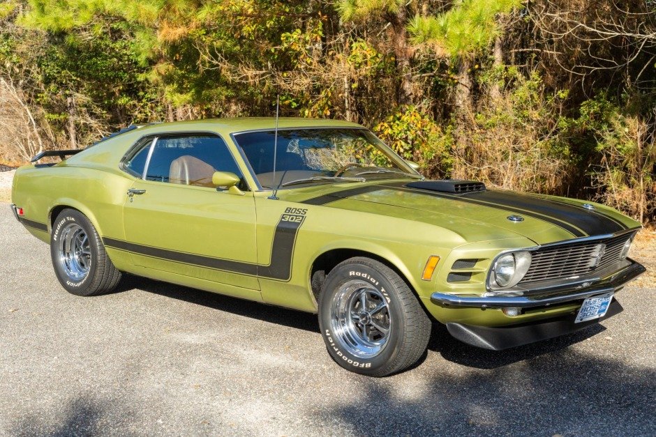 For Sale: 1970 Ford Mustang Boss 302 (Medium Lime Metallic, black ...