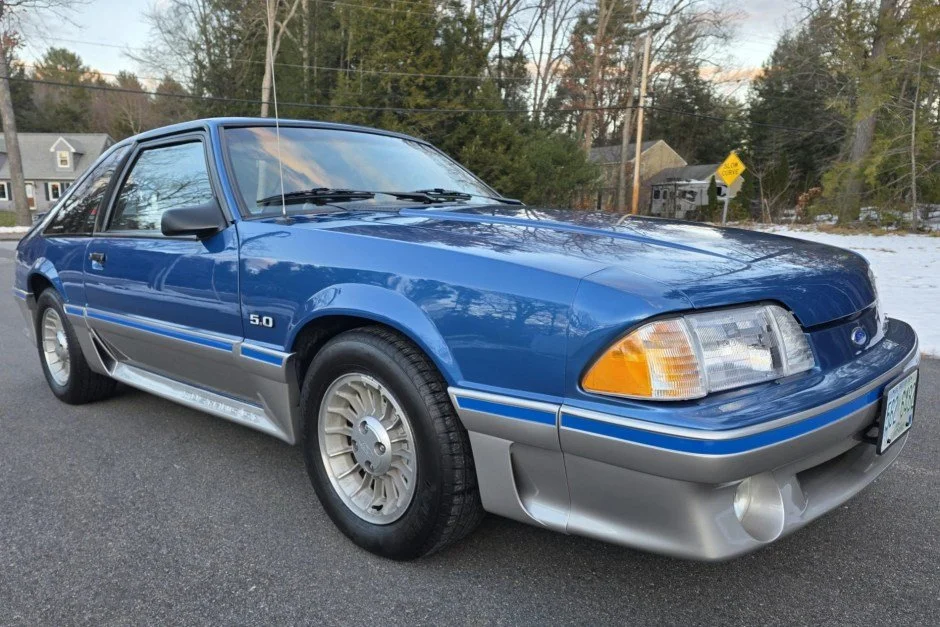 For Sale: 1989 Ford Mustang GT Hatchback (Bright Regatta Blue, 5.0L V8, 5-speed manual, 37K miles)