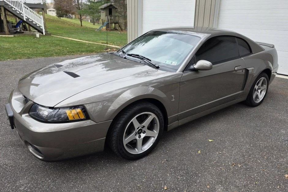 For Sale: 2003 Ford Mustang SVT Cobra Coupe (#665, Mineral Grey, modified, supercharged 4.6L V8, 6-speed manual, 6K miles)